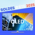 Darty solde à -40 % cet excellent TV OLED 4K 144 Hz Ambilight Philips de 65″ qui propose une expérience cinéma et gaming premium Darty solde à -40 % cet excellent TV OLED 4K 144 Hz Ambilight Philips de 65″ qui propose une expérience cinéma et gaming premium