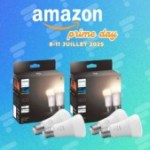 À la fin du Prime Day, 4 ampoules connectées Philips Hue pour moins de 30 € vous attendent pendant quelques heures encore À la fin du Prime Day, 4 ampoules connectées Philips Hue pour moins de 30 € vous attendent pendant quelques heures encore