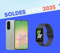 Samsung Galaxy A56 5G + Galaxy Fit 3 soldes été 2025