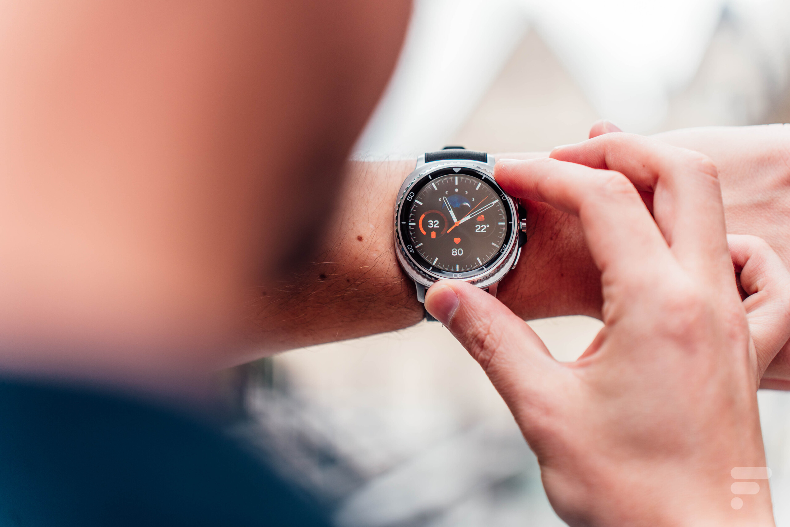 La Samsung Galaxy Watch 8 Classic, pour illustration