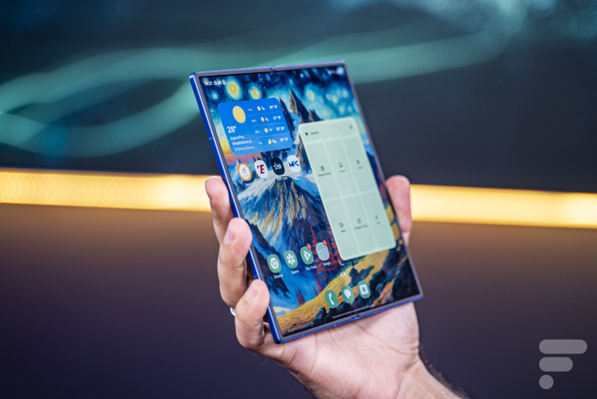 Samsung Galaxy Z Fold 7 // Source : Chloé Pertuis - Frandroid Samsung Galaxy Z Fold 7 // Source : Chloé Pertuis - Frandroid