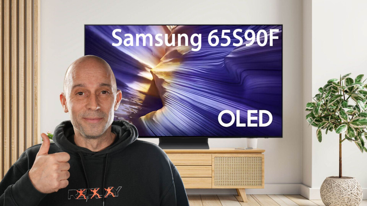 Test du TV Samsung 65S90F // Source : Frandroid Test du TV Samsung 65S90F // Source : Frandroid