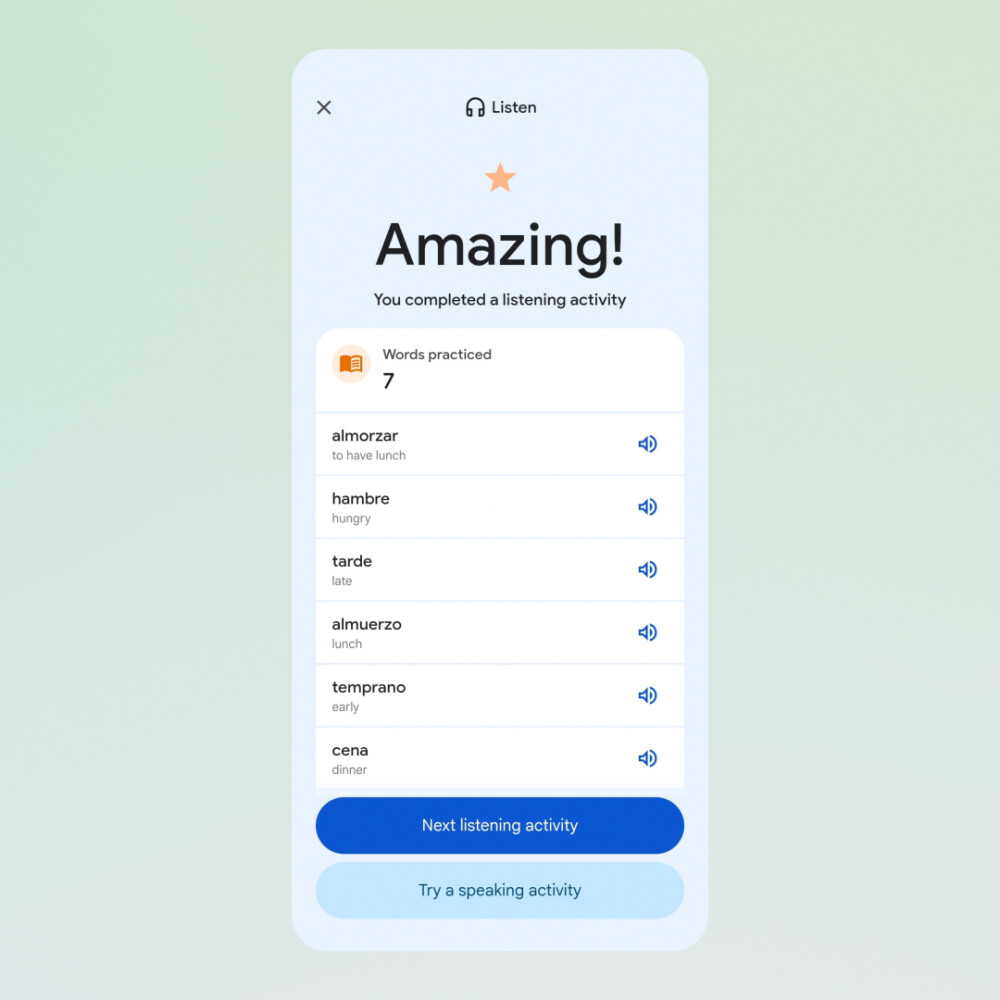 Apprendre une langue sur Google Traduction d