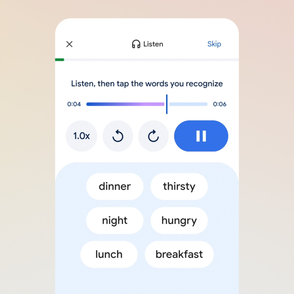 Apprendre une langue sur Google Traduction g