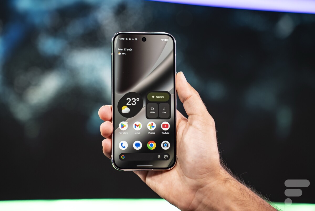 Google Pixel 10 Pro // Source : Frandroid Google Pixel 10 Pro // Source : Frandroid