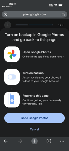 Le nouvel outil « Head Start » // Source : 9to5google