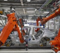 Une BMW i4 assemblée à Munich // Source : BMW Une BMW i4 assemblée à Munich // Source : BMW