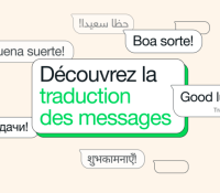 WhatsApp déploie une fonction de traduction des messages.