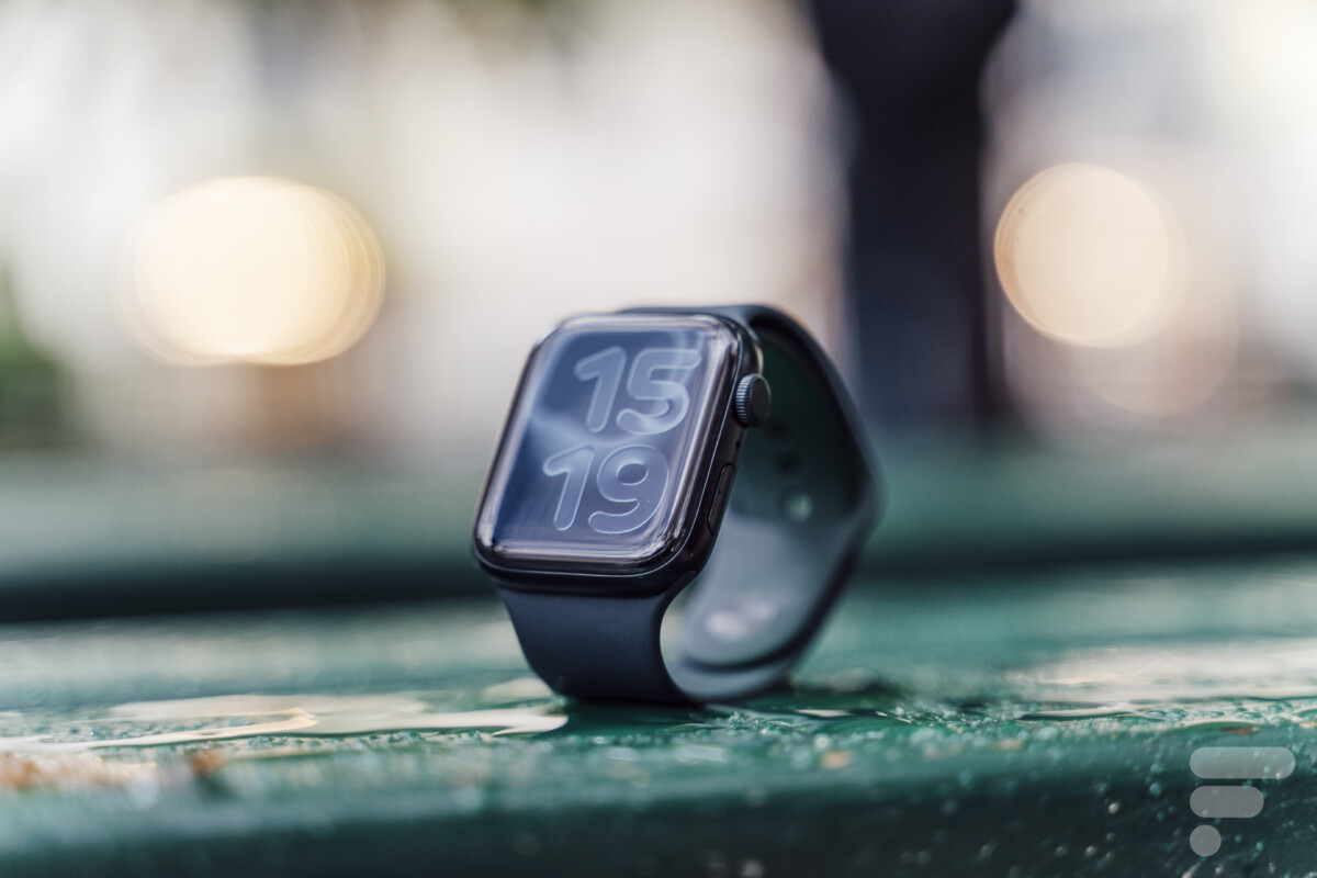 l'Apple Watch SE 3 // Source : Chloé Pertuis - Frandroid l'Apple Watch SE 3 // Source : Chloé Pertuis - Frandroid