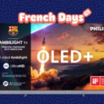 Déjà 500&nbsp;€ de remise pour le récent TV Philips 55910 avec sa dalle OLED+, Ambilight 4 cotés, Dolby Vision/Atmos, 144 Hz et audio Bowers & Wilkins