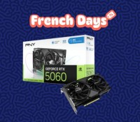 La carte graphique PNY GeForce RTX 5060 Overclocked Dual Fan GPU