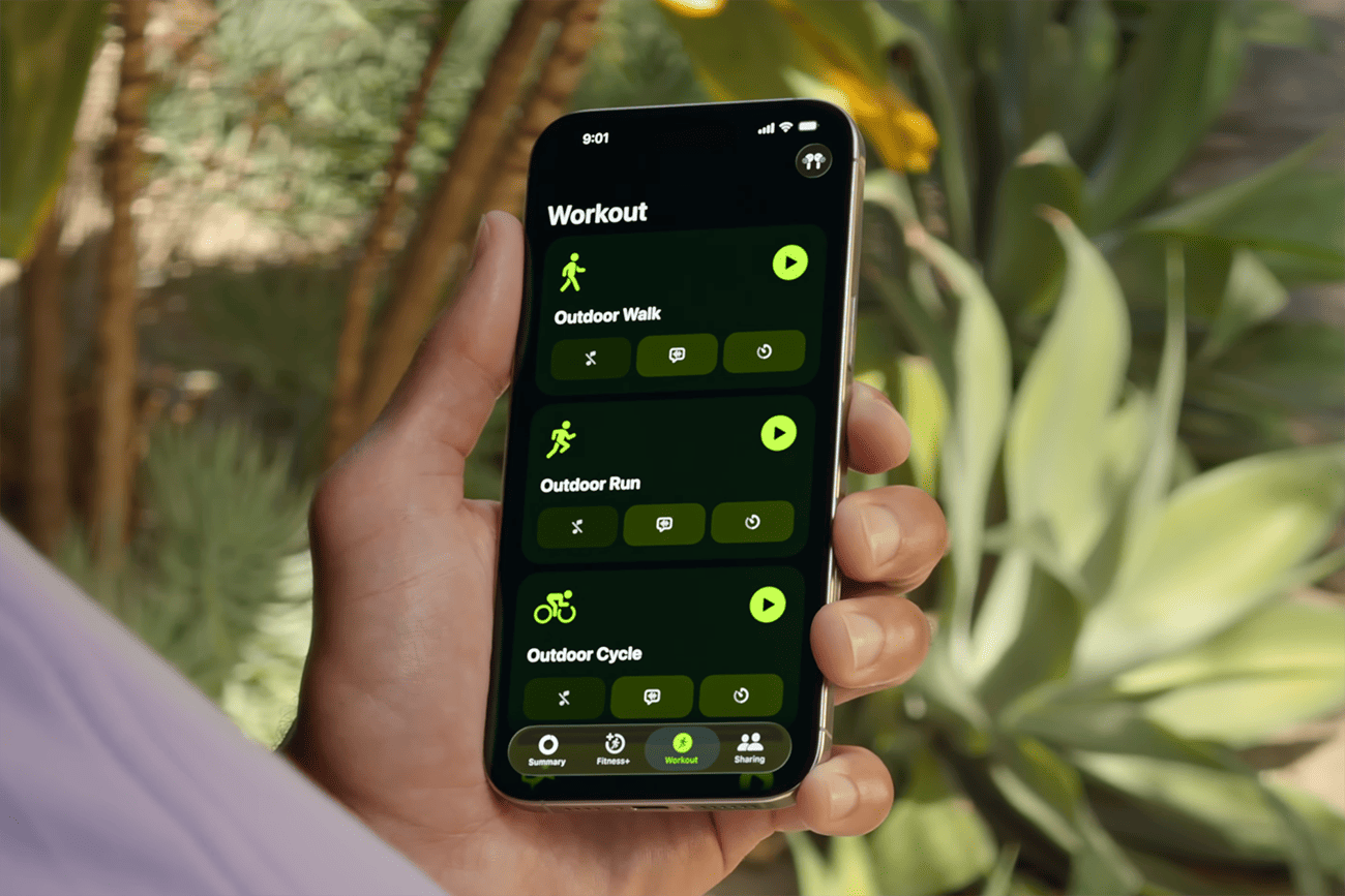 L'application Forme sur iOS 26