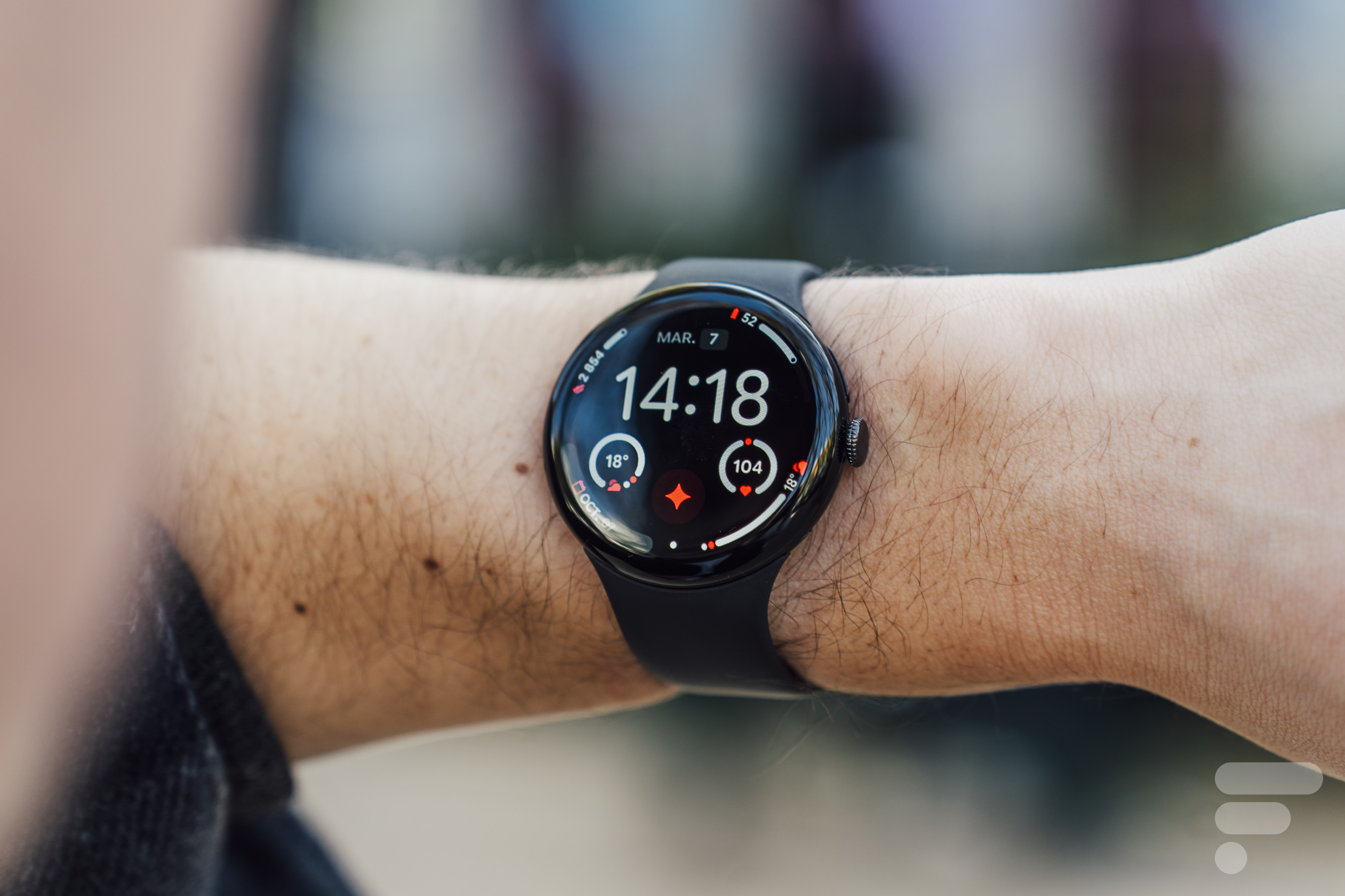 La Google Pixel Watch 4 pour illustration