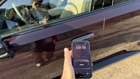 La clé de cette Volvo est le smartphone de son propriétaire.