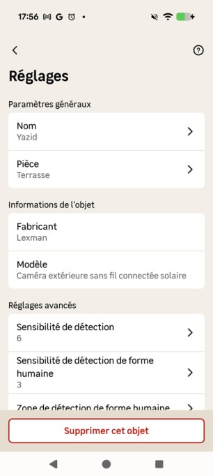 Lexman Caméra solaire de vidéosurveillance sans fil intext capture (14)