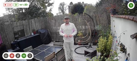 Lexman Caméra solaire de vidéosurveillance sans fil intext capture video de jour (3)