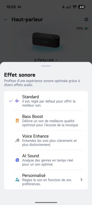 LG xboom Bounce // Source : Sylvain Pichot - Frandroid