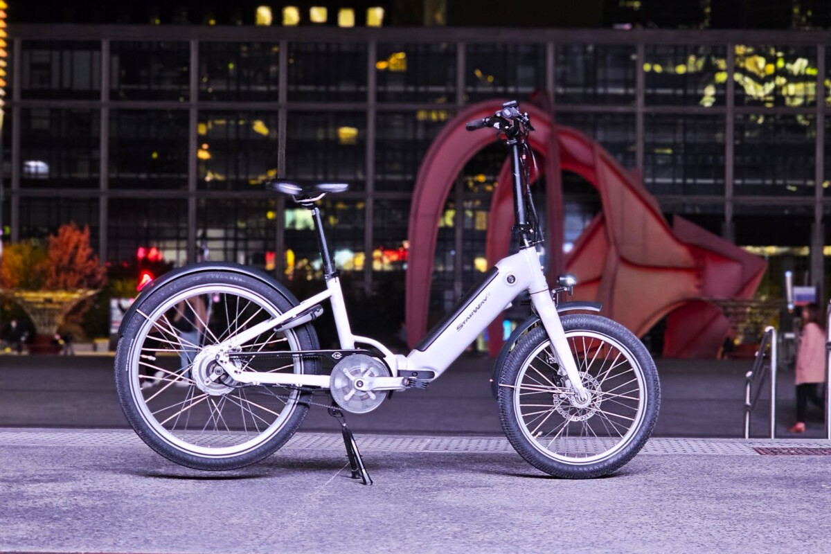 Le vélo électrique Starway Pliant. // Source : M. Lauraux pour Frandroid Le vélo électrique Starway Pliant. // Source : M. Lauraux pour Frandroid