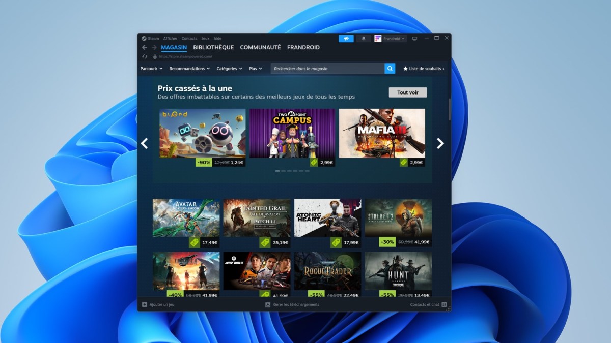 Image Plus rapide que Steam, vraiment ? Le nouveau launcher d’Epic Games se ferait déjà doubler par Valve
