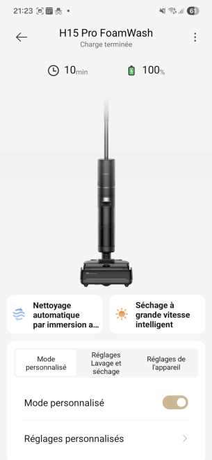 Dreame H15 Pro FoamWash screenshot 7