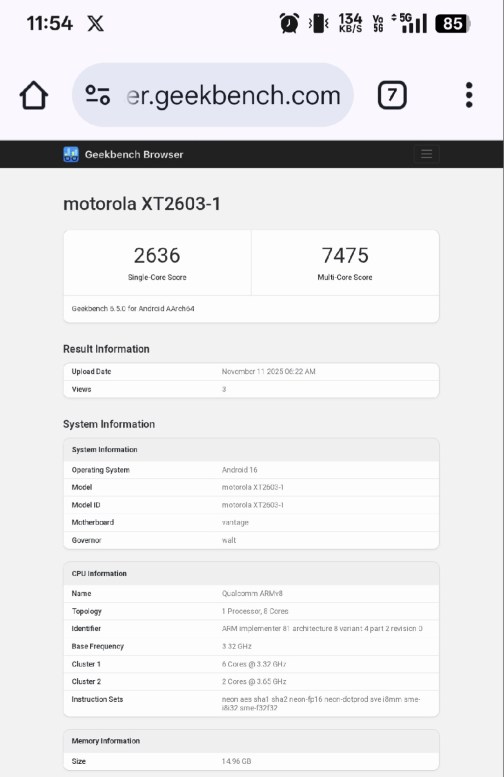 Snapdragon 8 Gen 5