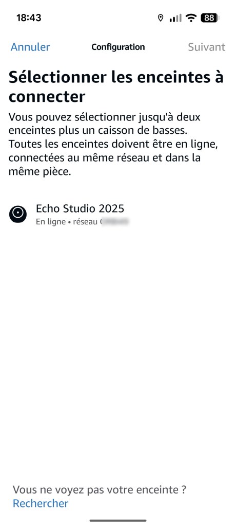 Application Amazon Alexa // Source : Sylvain Pichot - Frandroid