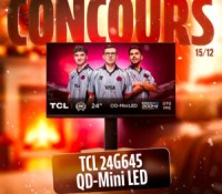 L'écran gaming TCL 24G645 QD-Mini LED est le 15e lot de notre concours #FrandroidOffreMoi // Source : Frandroid