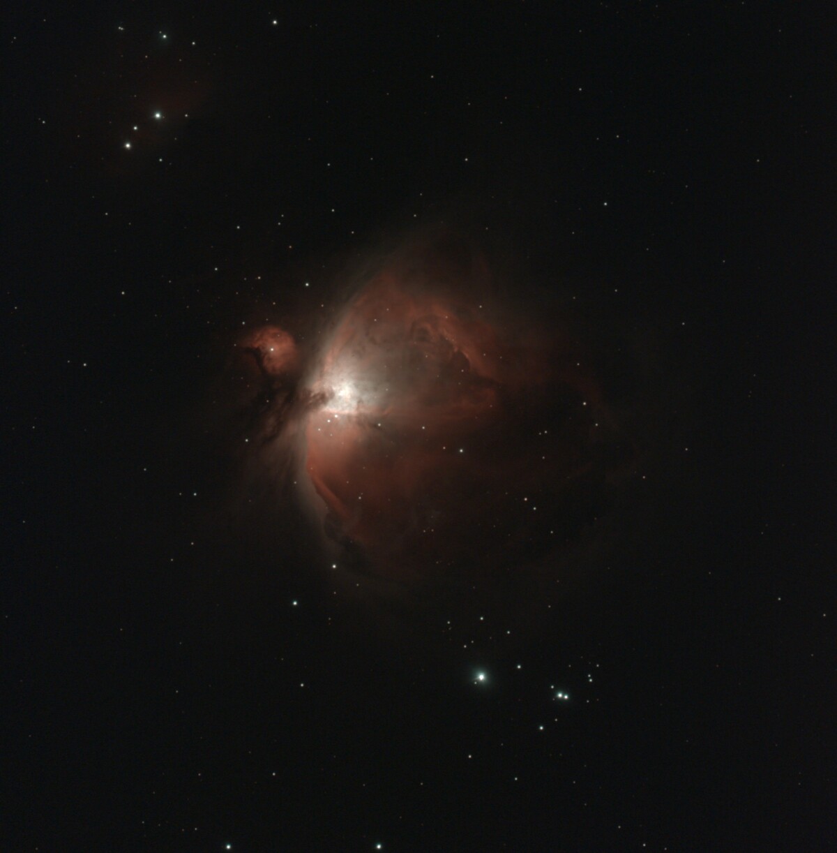 Nébuleuse d'Orion avec filtre