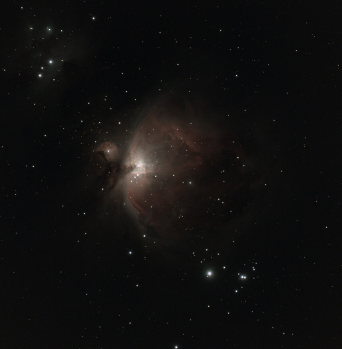 Nébuleuse d'Orion sans filtre