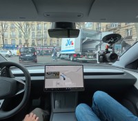 Test Tesla FSD à Paris // Source : Frandroid
