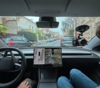 Test Tesla FSD à Paris // Source : Frandroid