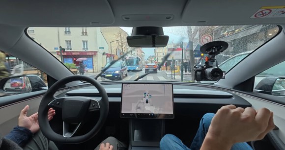 Capture d'écran de notre vidéo du test du FSD à Paris