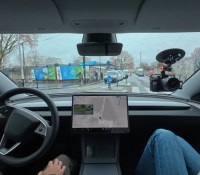 Test Tesla FSD à Paris // Source : Frandroid