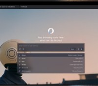 La page d'accueil d'Opera Neon