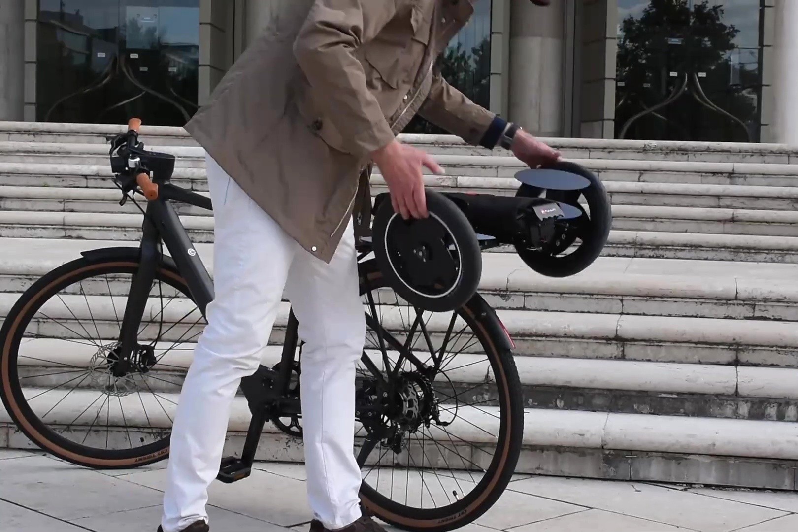 Pullit remorque vélo pliable