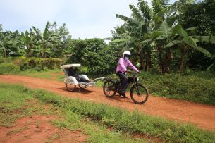 Vélo électrique Ouganda ambulance