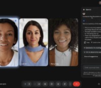 Google Ask Gemini dans Meet exemple // Source : Google