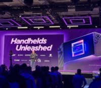 L'annonce de la puce Intel Arc G3 au CES de Las Vegas cette année // Source : Frandroid
