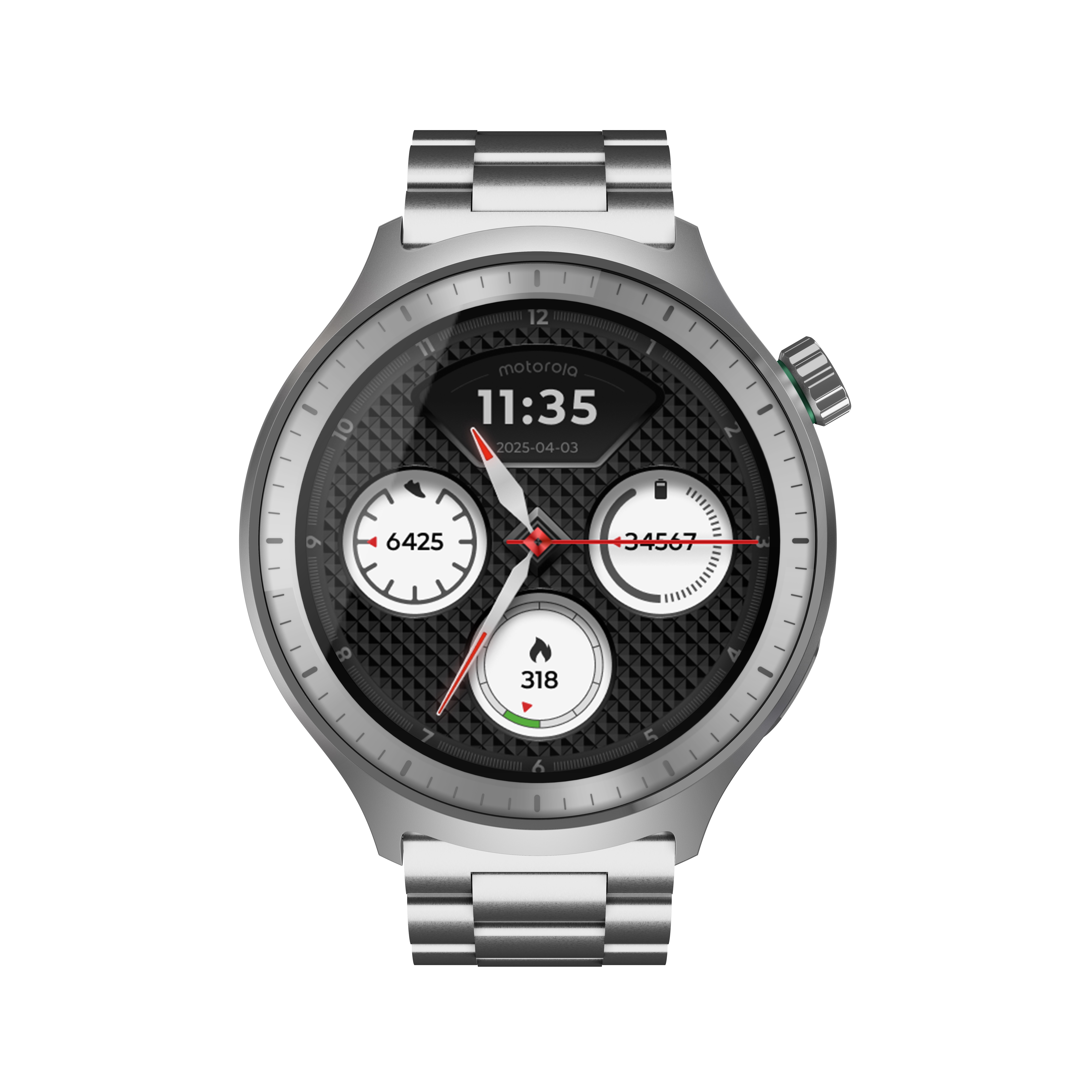 moto watch_Basic-Pack_Silver_Front
