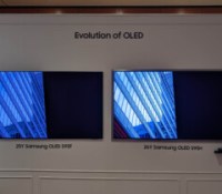 TV Samsung S95F versus S95H // Source : Sylvain Pichot - Frandroid