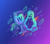 Wine Linux Illustration Gemini