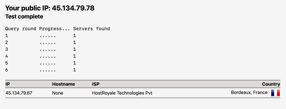 Mullvad DNS leak