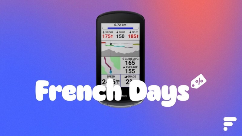 Le compteur GPS Garmin Edge 1040, l’accessoire ultime des cyclistes, chute à un très bon prix pour les French Days