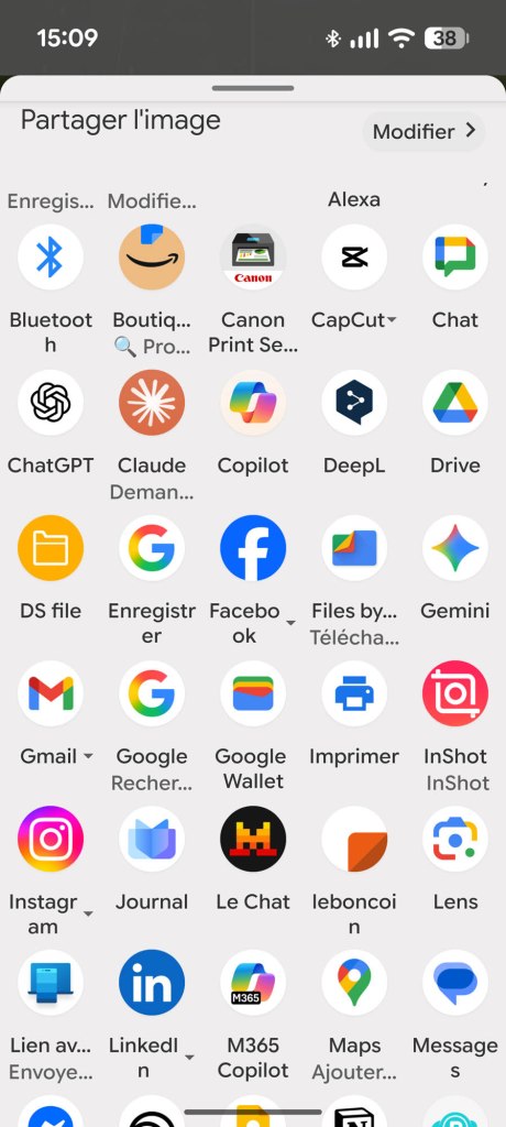 Google Photos partage // Source : Sylvain Pichot - Frandroid