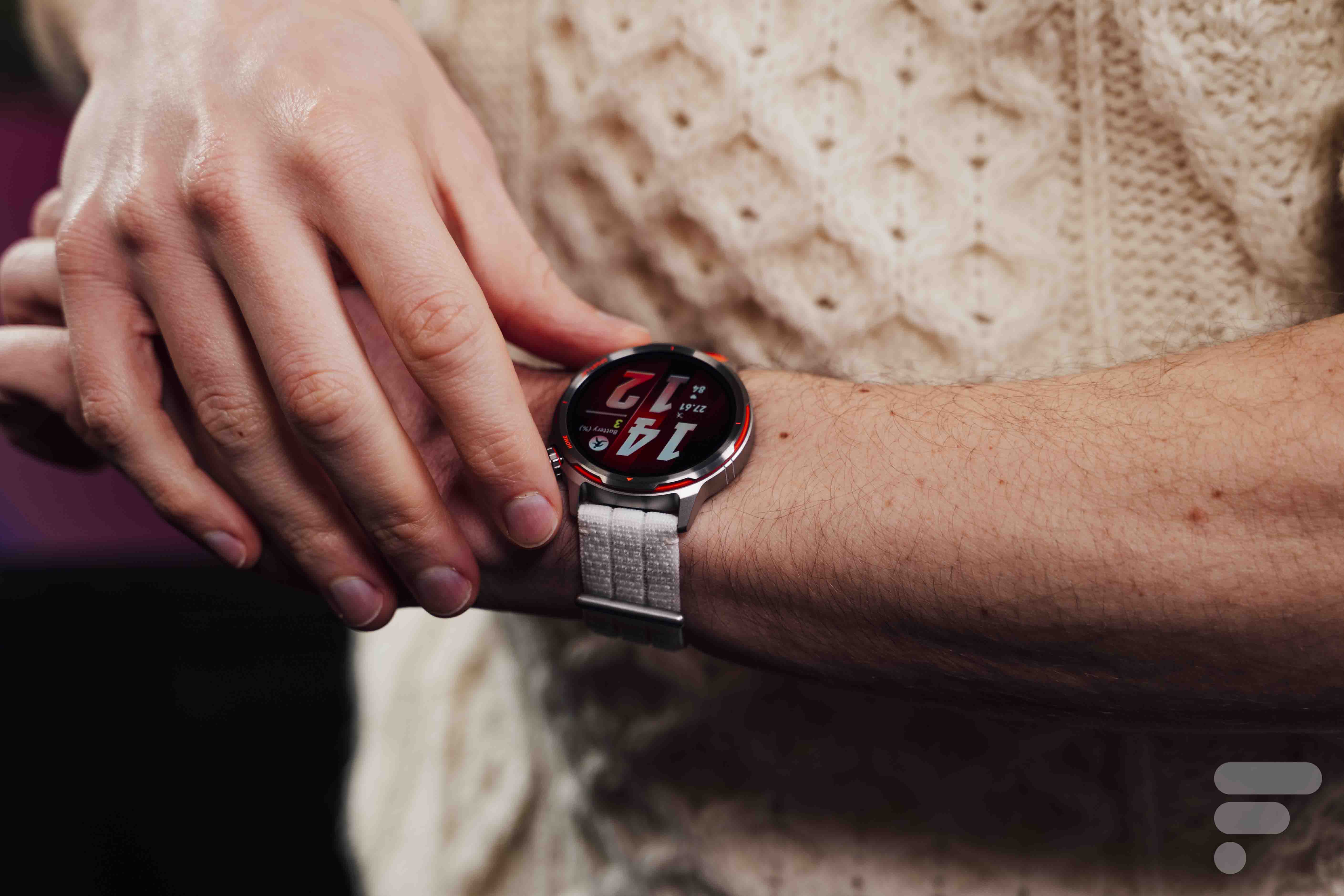 Le bracelet en tissu de la Huawei Watch GT Runner 2