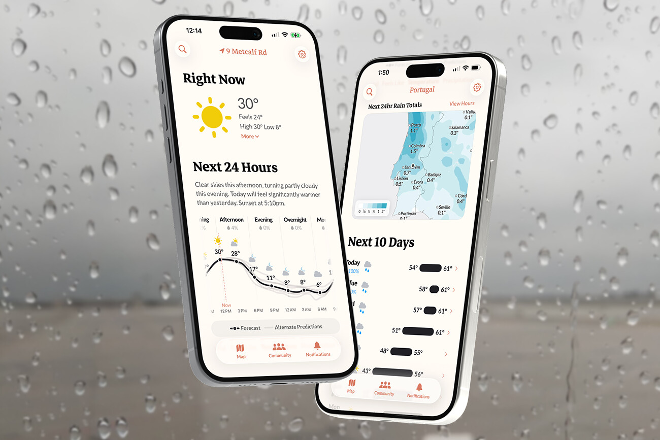 L'application Acme Weather