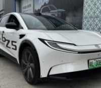 Notre Toyota BZ5 d'essai.