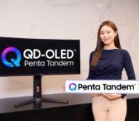 Samsung Display QD OLED Penta Tandem moniteur // Source : Samsung Display Samsung Display QD OLED Penta Tandem moniteur // Source : Samsung Display