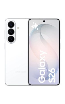 Samsung Galaxy S26 en blanc // Source : Evan Blass