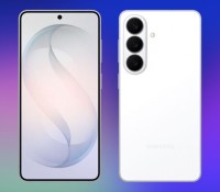 Visuel Samsung Galaxy S26 en blanc // Source : Evan Blass (montage Frandroid)